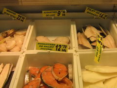 Сколько стоят продукты в Барселоне на рынке, Норвежская лосось