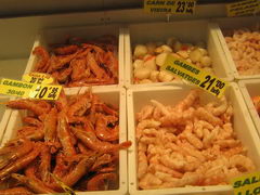 Grocery prices in Barselona, More shrimps