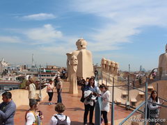 Gaudi museums in Barcelona, Roof of La Pedrera