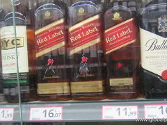 Duty free Barcelona airport, Whiskey red label