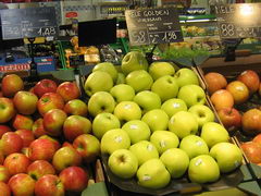 Prices in Italy for food, Apples 