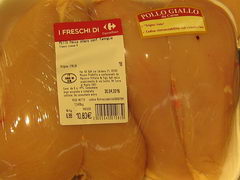 The cost of food in Rome, Chicken breasts 