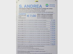 Transport in Venice, Parking prices 