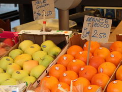 Стоимость продуктов в Венеции, Яблоки и апельсины