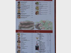 Prices in restaurants in Venice, Restaurant main courses and alcohol 