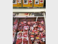 Grocery prices in Israel, Meat at a supermarket