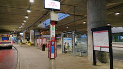 Toronto International Airport, bus stop at Terminal 1