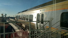 Toronto International Airport, Airport train outside