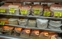 Food prices in Toronto, Cheese on the Lawrence market