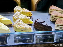 Цены на еду в Казахстане, Стоимость пирожных в кафе