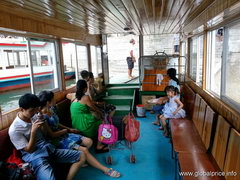 Transportation in China in Guilin, boat on the river in Guilin