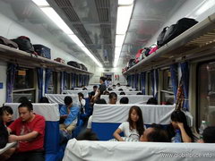 Транспорт в Китае в Гуилинь, Внутри поезда Гуанчжоу-Гуйлинь