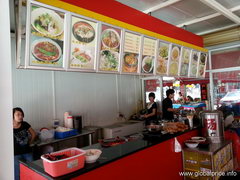 Food in a cafe in China in Guilin, Rates in cafe