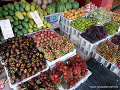 Food in China in Guilin, Fruits at market