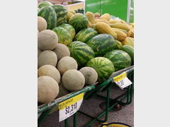 Food prices in Columbia, Watermelon and melon