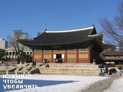 в центре Сеула, Южная Корея, храм