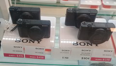 Prices at the Incheon airport in South Korea, Sony cameras