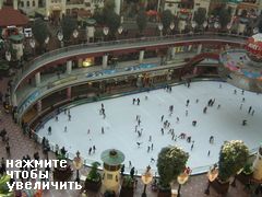 Развлечения и аттракционы в Сеуле в Южной Корее, каток на 1 этаже Lotte World