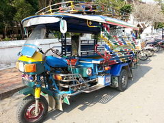 Laos, Luang Prabang transport, Tuk Tuk in Laos