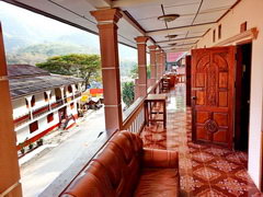 Laos Pakbeng, chaep guesthouse, On the balcony