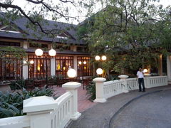 Laos, Vientyane, expensive hotel Settha Palace, Street View