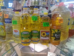 Цены на продукты в Риге на рынке, Растительное масло