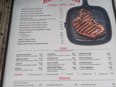 Food prices in Jurmala, Grill cafe meals