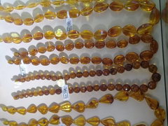 Prices for souvenirs and in Jurmala, Beads from amber