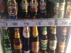 Цены на продукты в Юрмале, Цены на пиво в магазине