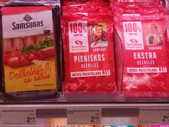 Grocery prices in Lithuania, sausages