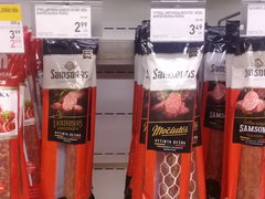 Grocery prices in Lithuania, salami
