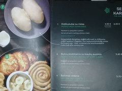 Food prices in restaurants in Vilnius in Lithuania, Zeppelins