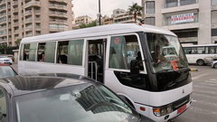Transport in Beirut in Lebanon, Mini bus along the embankment