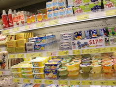 Цены на продукты питания в Макао, Масло, йогурты