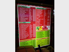 Malaysia, Kotakinabalu, Prices of local cuisine