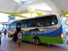 Malaysia, Borneo, Kota Kinabalu, A free shuttle bus to 1Borneo