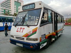 Malaysia, Borneo, Kota Kinabalu, Airport bus