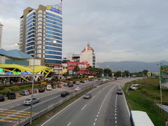 Malaysia, Borneo, Kota Kinabalu, Red building  - Tune Hotel