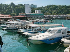 Malaysia, Borneo, Kota Kinabalu, Excursion boats