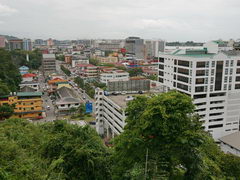 Malaysia, Borneo, Kota Kinabalu, Signal Hill Trail, View of Kotakinabalu