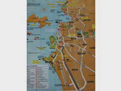 Malaysia, Borneo, Kota Kinabalu, Map of Kota Kinabalu