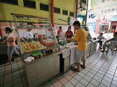 Food prices in Kuching, Malaysia, Inside local cafe