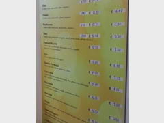 Food prices in Malta, Pizzeria