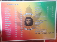 Prices in Amsterdam at the coffeeshop, Price list Coffeeshop, Het Gelderse