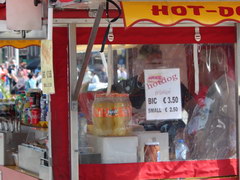 Eating cost in Amsterdam in the Netherlands, Hot dogs