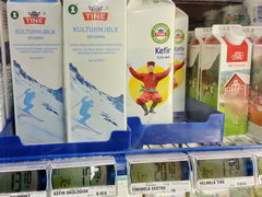 Цены на продукты в Норвегии в Осло, Молоко кефир