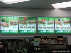 Prices in New Zealand, Subway