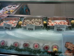 Food prices in New Zealand, Prices for shrimp