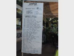 Philippines, Bohol, food prices, Inexpensive restaurant on the beach