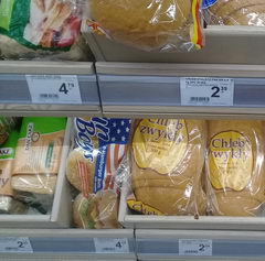 Food prices in Poland in Warsaw, Various bread